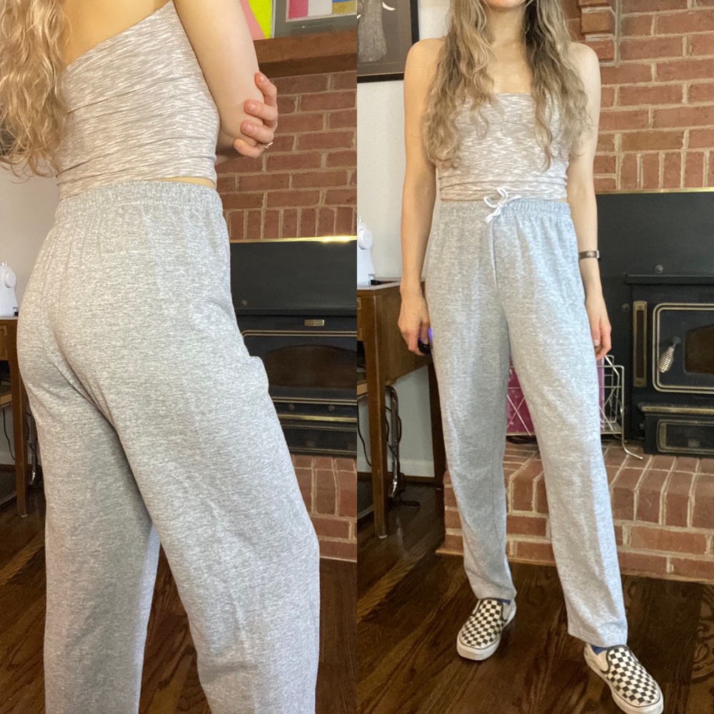 Vintage 90s Perpetual Motion Lightweight Sweatpants Adjustable Drawstrin…